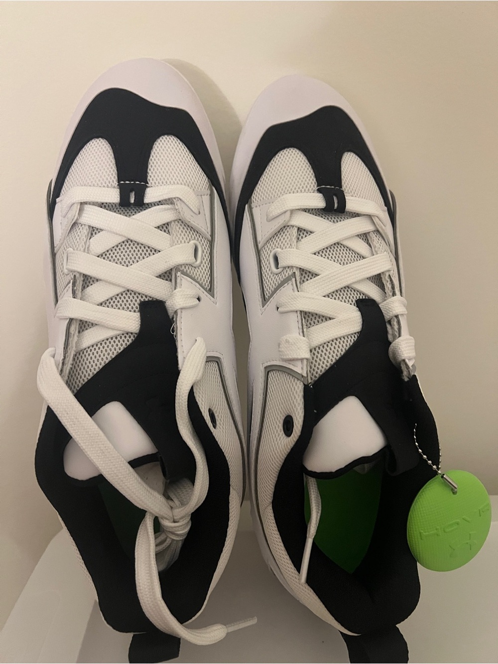 Under Armour White and Black Athletic Sneakers